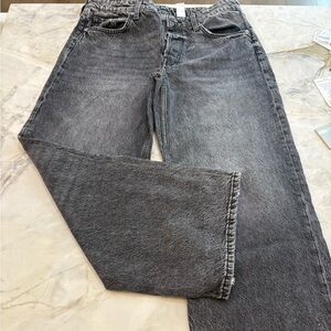 H&M Women's Gray Flare Jeans